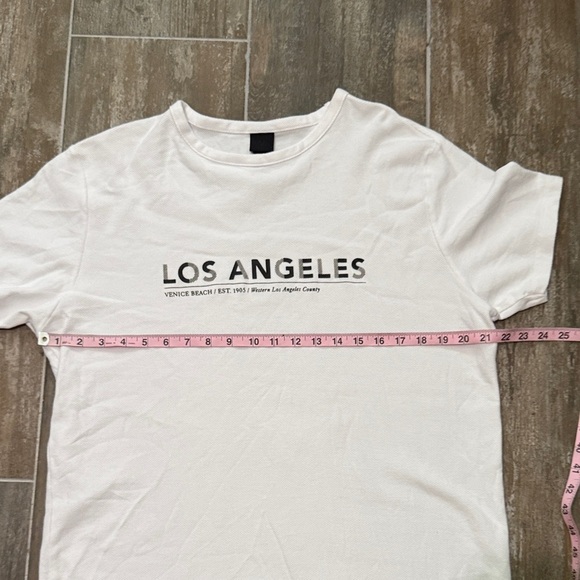 H&M White Los Angeles Graphic Tee - Picture 4 of 7